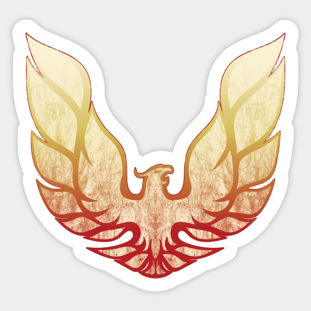 Firebird Sticker by Doc Multiverse Designs